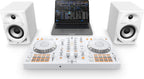 DDJ-FLX4 2-Channel DJ Controller, 16 Pads, White | For learners and improvers in white, 2-channel 2-deck controller