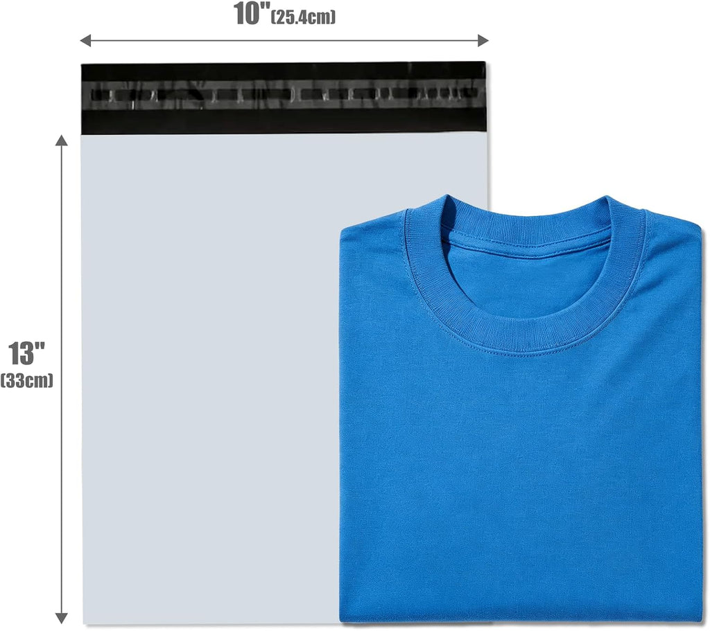 10"x13" Poly Mailers 500Pcs Shipping Bags for Clothes, Strong Adhesive Self-Seal Shipping Envelopes Waterproof