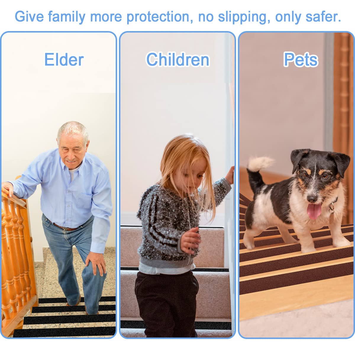 Anti Slip Tape, High Traction,Strong Grip Abrasive, Not Easy Leaving Adhesive Residue, Indoor & Outdoor (2" Width x