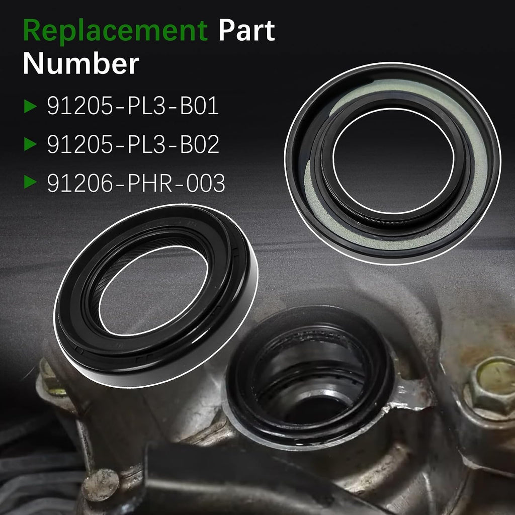 2Pcs 91205-PL3-B01 Left & Right Drive Shaft Axle Seals