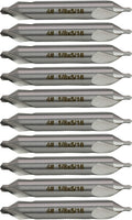 CME #4 HSS Center Drills, Uncoated, 10 pcs