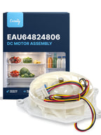 Refrigerator DC Motor Assembly Replacement EAU64824809 AP7178303 Compatible with LG Kenmore French Door Refrigerators LRFDS3006D LRFDC2406S & More