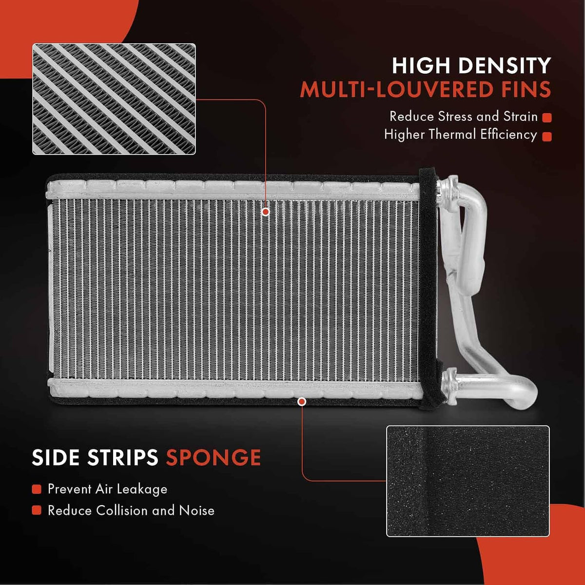 A-Premium HVAC Heater Core Compatible with Toyota & Lexus