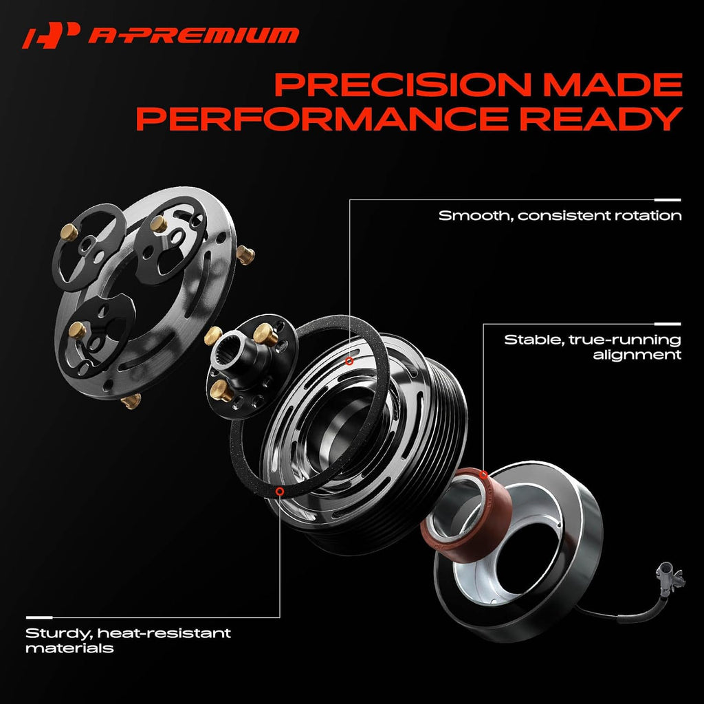 A-Premium Air Conditioner AC Compressor Clutch Kit