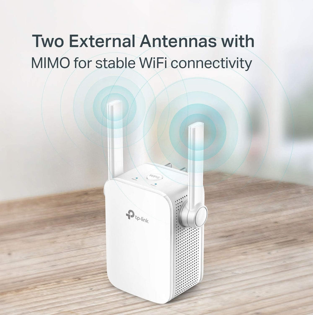 N300 WiFi Extender(RE105), WiFi Extenders Signal Booster for Home, Single Band WiFi Range Extender, Internet Booster