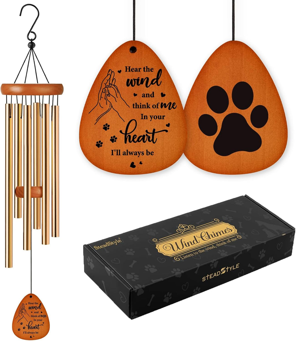 Pet Memorial Gifts for Dogs, Dog Memorial Wind Chimes