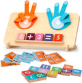Preschool Learning Toys for Toddlers 3+ Years, Educational Number Counting Blocks for Kids, Homeschool Supplies for