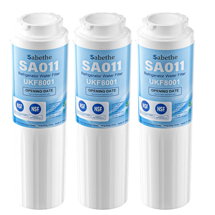 UKF8001 Water Filter Replacement for EDR4RXD1, Filter 4, 300 Gallons 3 Pack
