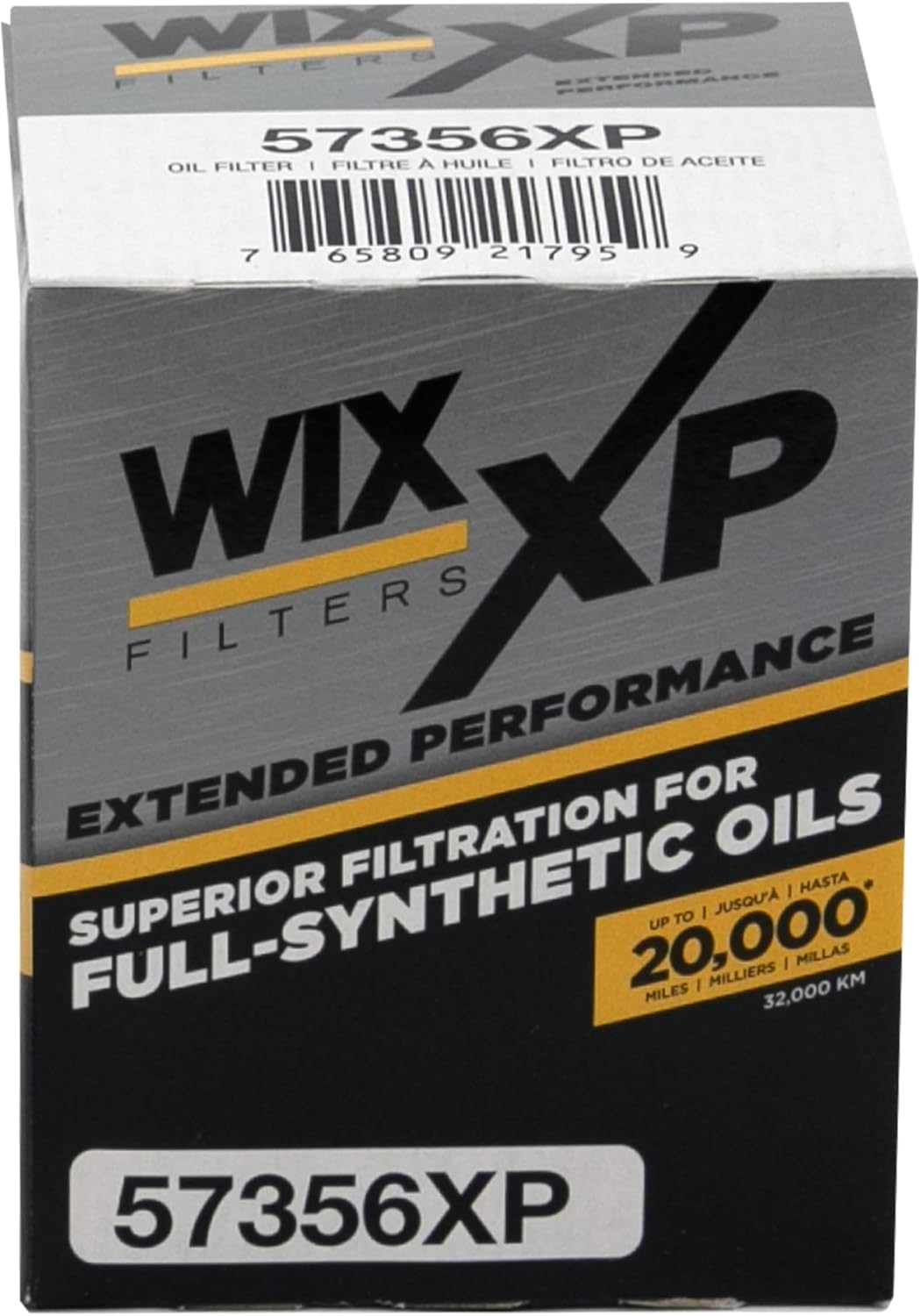 WIX 57356XP WIX XP Oil Filter Replacement, Built for Synthetic Oil - Compatible With Acura, Honda (01-18), Hyundai (07-09), Mazda (10-11), Infiniti, Nissan (96-18)