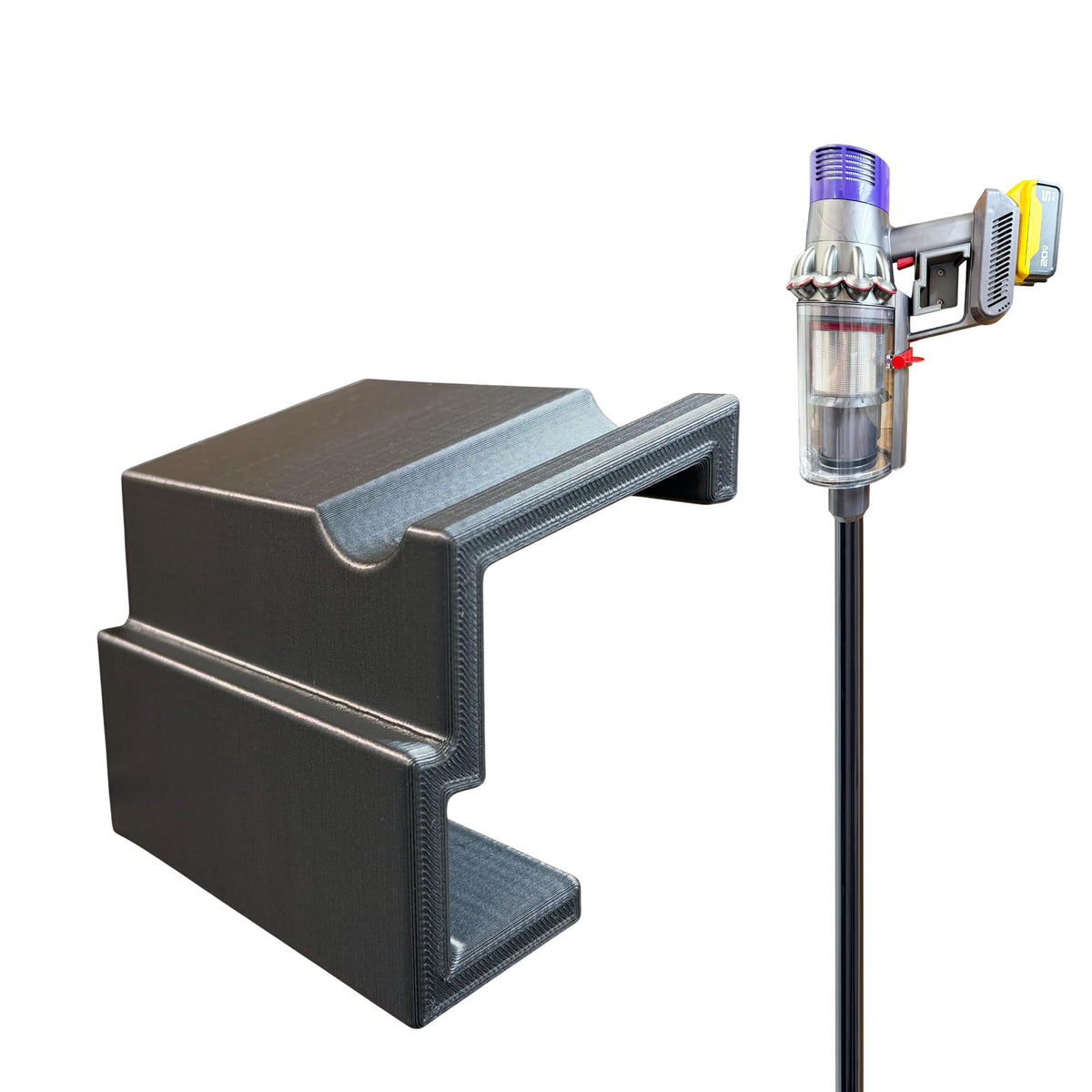 Sideways Wall Mount Holder Compatible with Dyson V10, V15