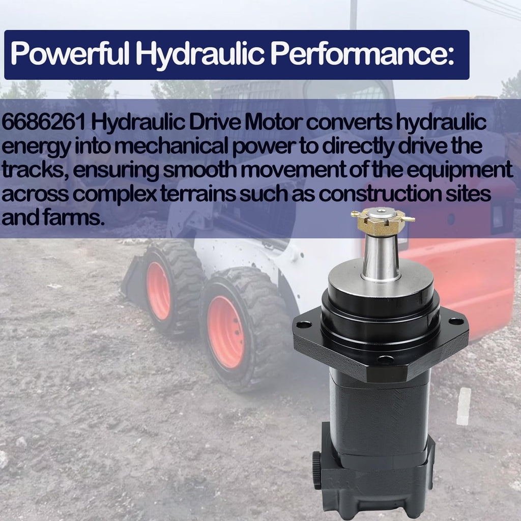 6686261 Hydrostatic Motor Compatible with Bobcat Mini Track Loaders Series