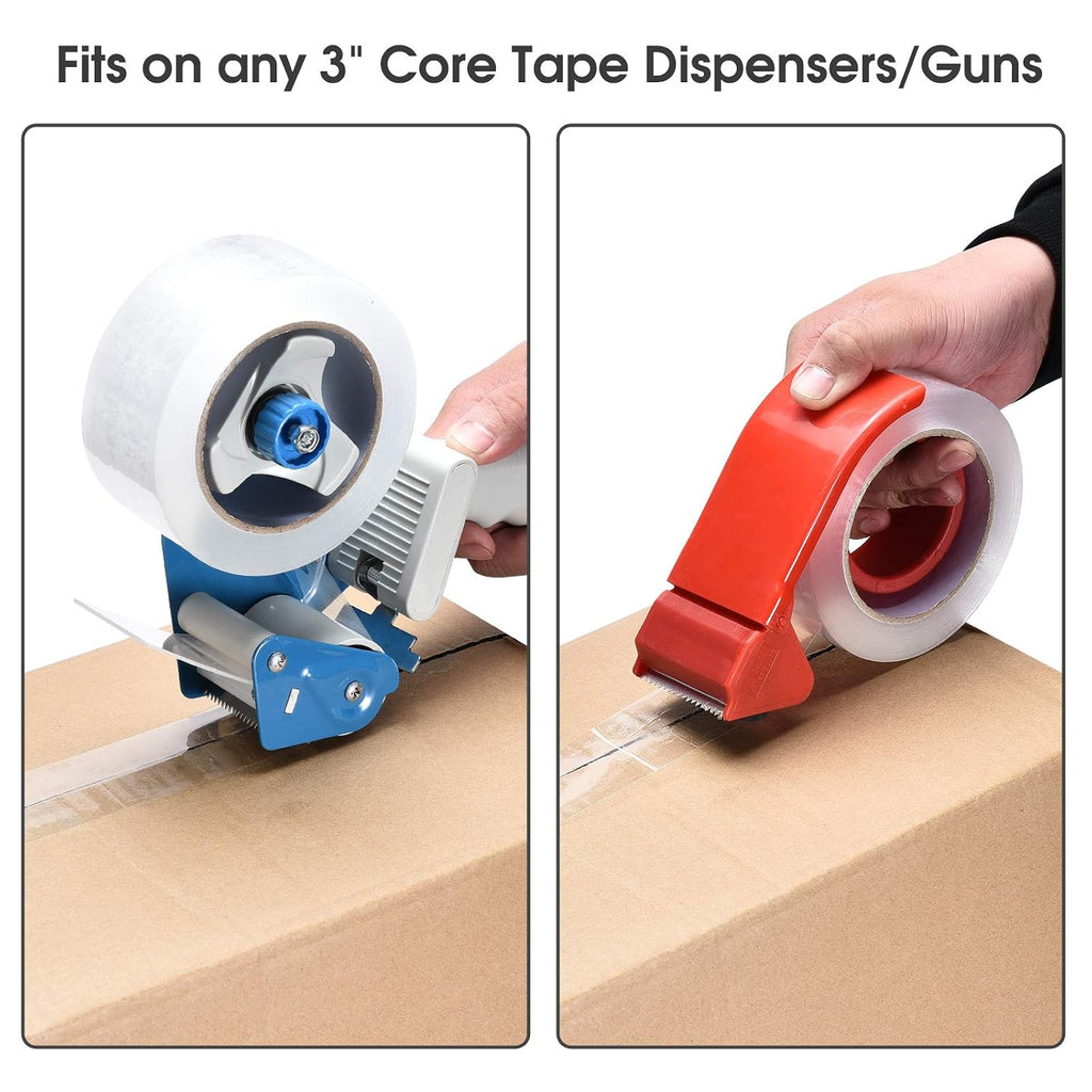 Clear Packing Tape, Heavy Duty Packaging Carton Tape for Shipping Packaing Moving Sealing, 2 Inch Wide, 2.7mil