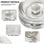Fermentation Weights,2 Pack Glass Fermentation Weights with Grip Handle