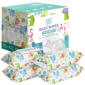 Baby Wet Wipes Unscented - Extra Large Size, Durable, 99% Water-Based & Gentle on Sensitive Skin for Face & Body,320