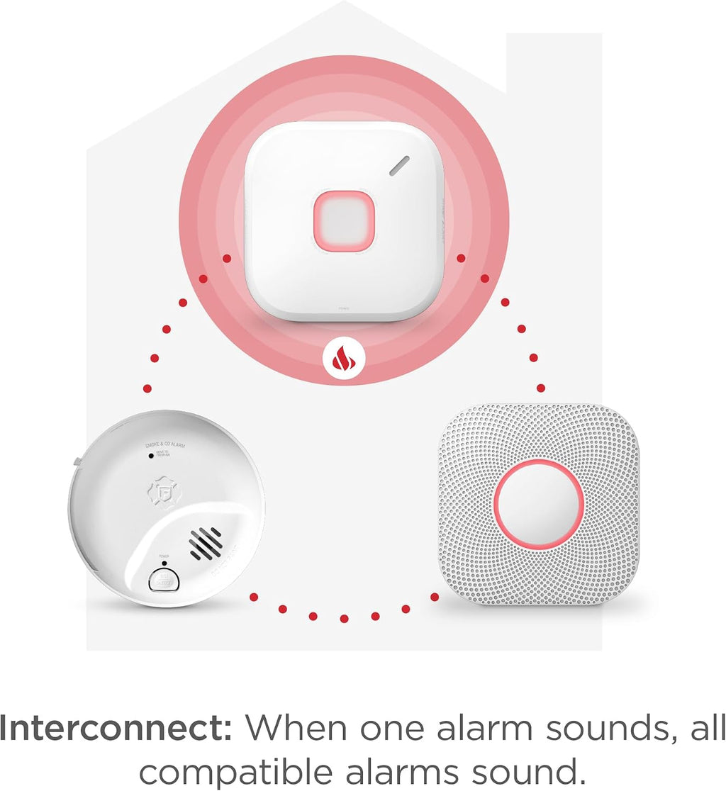 SC5 Hardwire Smart Smoke & Carbon Monoxide Alarm, SMCO600NV-AC, 1-Pack