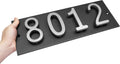Personalized Floating House Numbers Address Street Sign Plaque in Vertical/Horizontal, Aluminum Modern Front Door