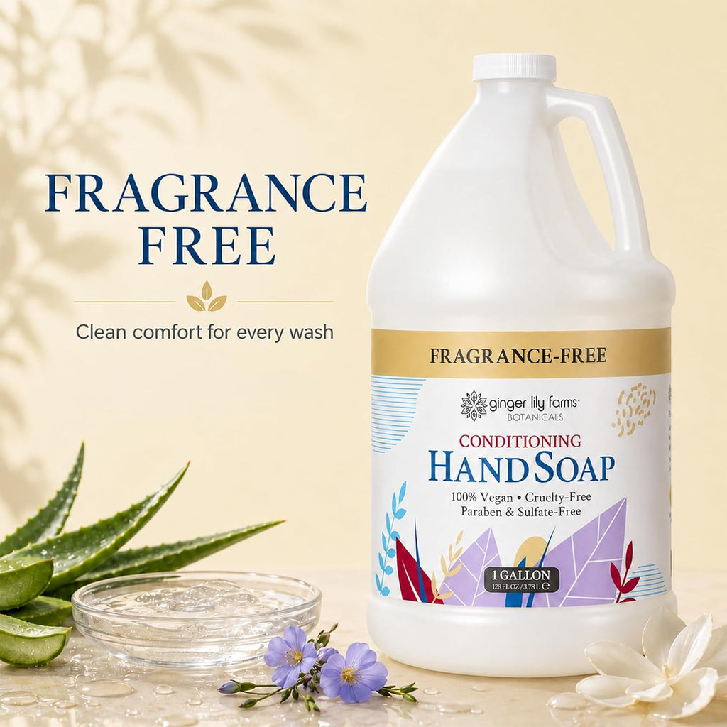 Botanicals Hand Soap, 128oz, Fragrance Free