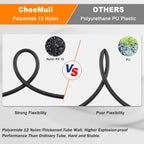 CheeMuii 100FT 5/16" DOT Air Line 8MM Air Hose PA12 Nylon Pneumatic Tubing