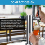 Adjustable Kegerator Beer Tower, Single Tap Tower Keg Tower for Homebrew