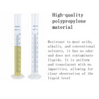 100ml Plastic Graduated Cylinder, Hexagonal Base, Double Scale