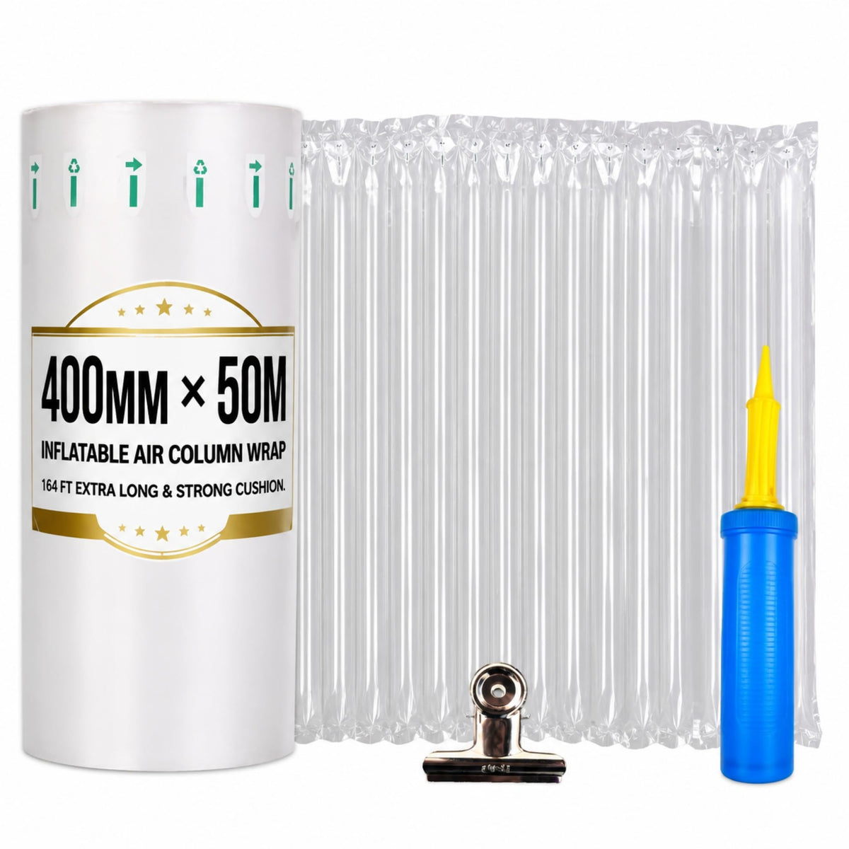 15.8" x 164' Large Bubble Cushioning wrap, Inflatable Air Column Shipping