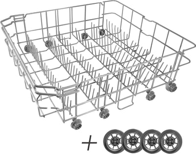 【𝟮𝟬𝟮𝟲 𝙐𝙥𝙜𝙧𝙖𝙙𝙚𝙙】DD82-01384A DD81-02295A Dishwasher Lower DishRack For Samsung Parts Assembly (Exact 22.5'' D* 20.5'' W) Bottom Rack - Helps Restore Smooth Sliding & Stable Dish Loading