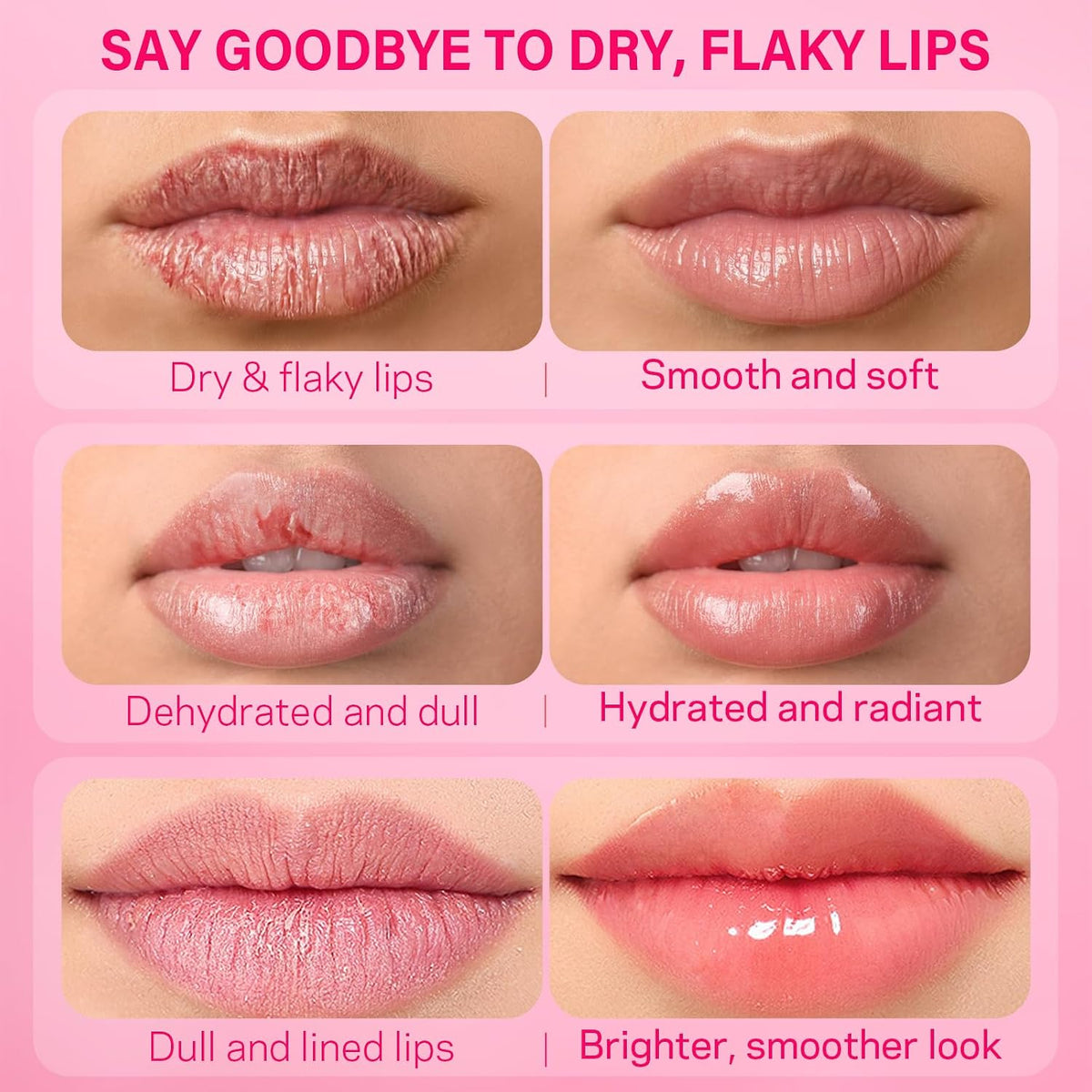 AMOADO Sugar Lip Scrub for Dark Lips – Exfoliating Lip Scrub for Smooth & Soft Lips with Watermelon & Guava, Lip