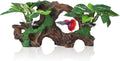 Artificial Aquarium Ornaments Reptiles Betta Fish Tank Accessories Silk Leaf Plants Decoration Driftwood Cave Decor