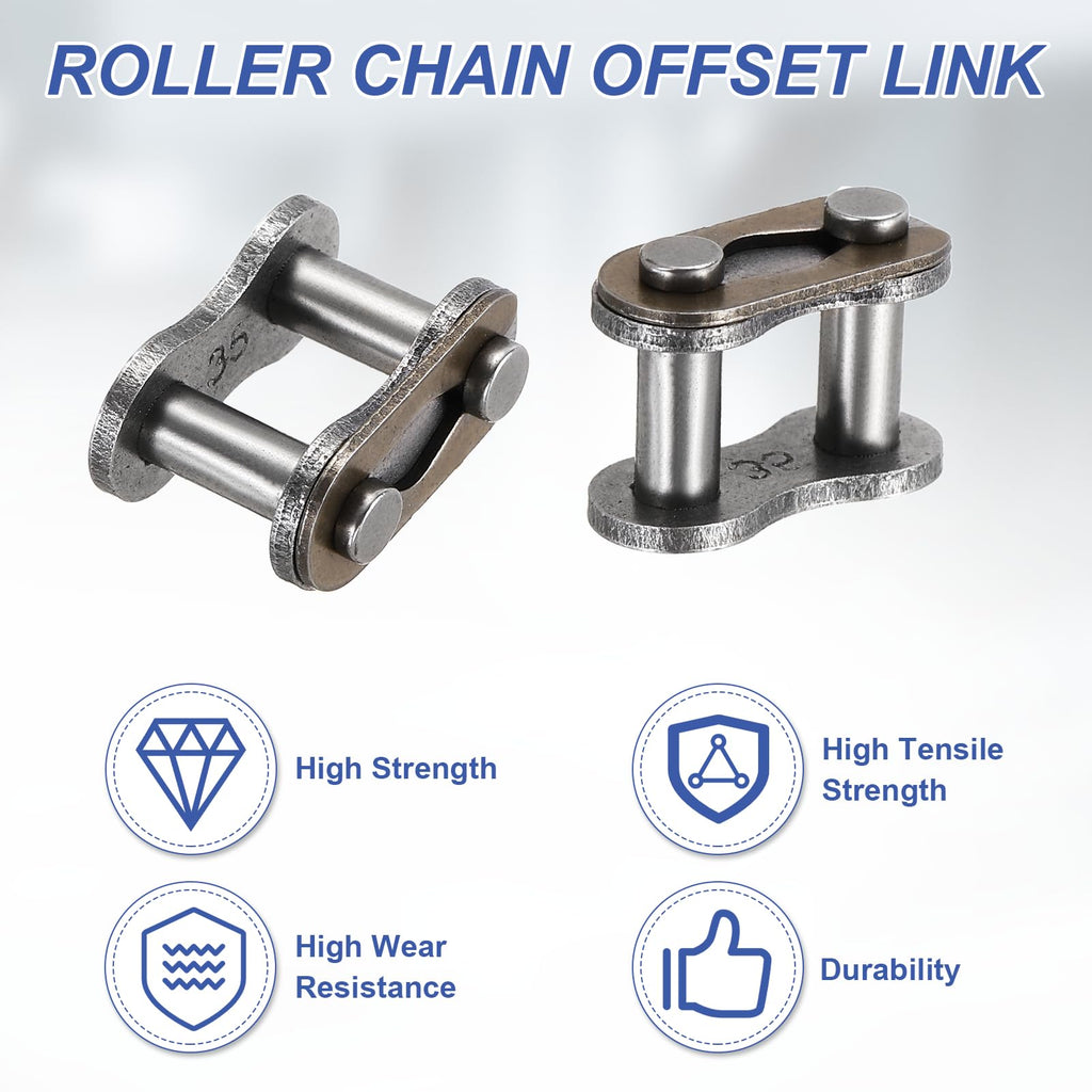 DTGN ANSI #35 Roller Chain Connecting Link 3/8" Pitch, 50Pcs