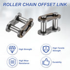DTGN ANSI #35 Roller Chain Connecting Link 3/8" Pitch, 50Pcs