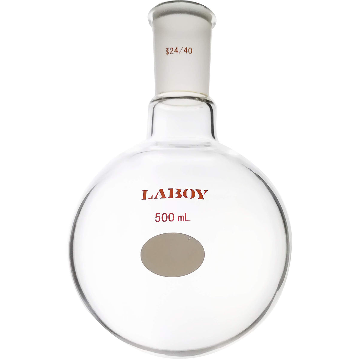 Single-Neck Round-Bottom Flask, 500mL, 24/40 Outer Joint