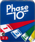 Mattel Games Phase 10 Card Game in Storage Tin for Ages 7+