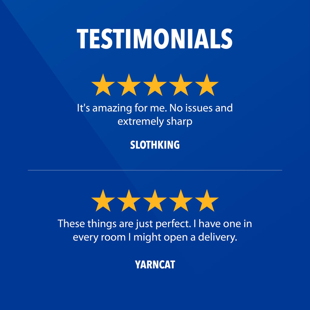 Box Cutter Safety Ceramic Utility Knife, 2-Pack