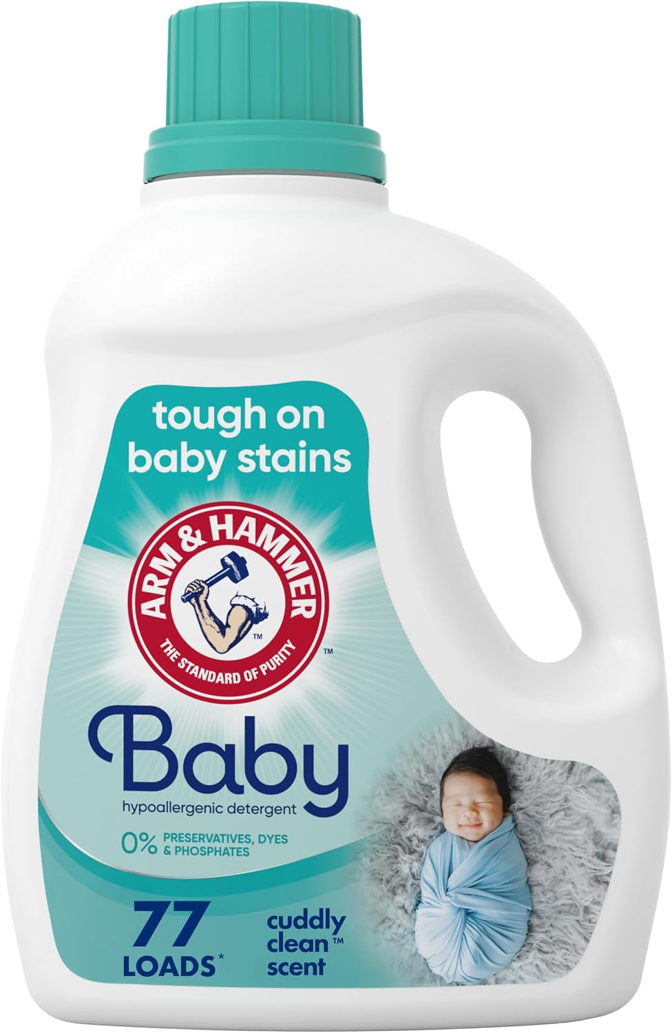Baby Hypoallergenic Laundry Detergent Liquid, 100.5 Fl Oz