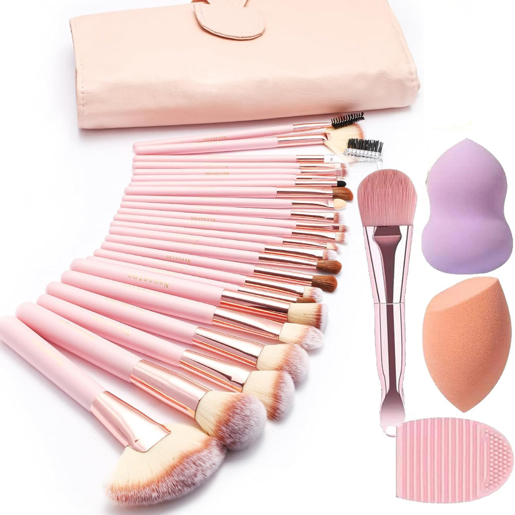Makeup Brushes, Quality Make Up Brushes 28Pcs Makeup Brushes Set Professional & Beginner Make-up Sets & Case, Brushes