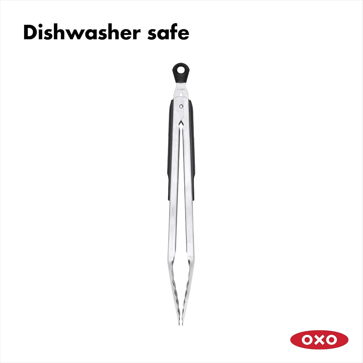 Good Grips Stainless Steel Locking Tongs for Cooking,12in