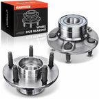 A-Premium 2 x Rear Wheel Bearing and Hub Assembly with 5-Lug