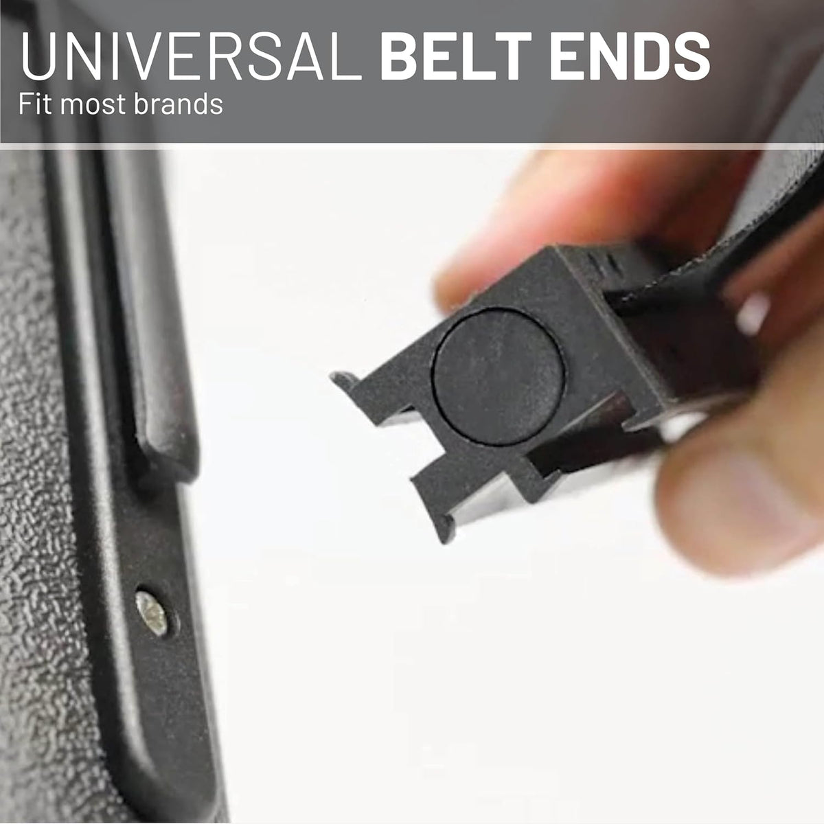 Sentry Stanchion – 6.5' Retractable Black Belt (2-Pack)