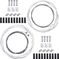 Universal Bike Brake Cable Kit Bicycle Cable Housing Set, White