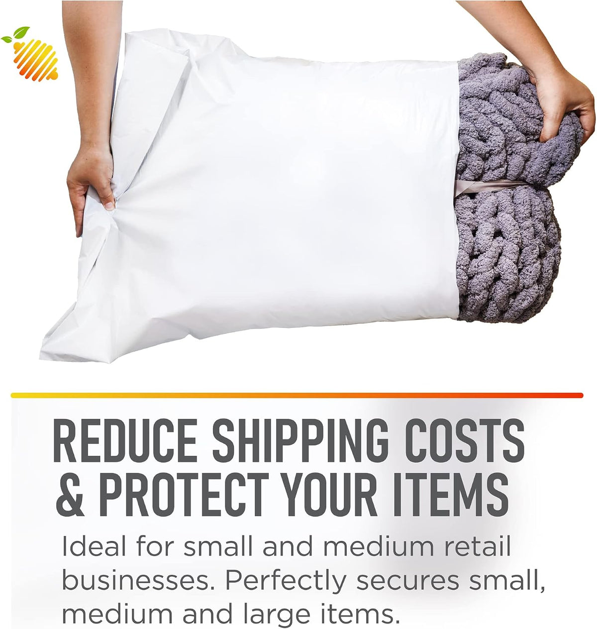 XXL Jumbo Poly Mailers 24x21x6, Expandable Gusseted 30-Pack