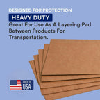 Single-Wall Corrugated Cardboard Sheets, Heavy Duty, Large Size, for Packaging, Layer Separation, Shipping, Mailing