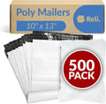 Poly Mailers White 10x13" | 500 Count | White