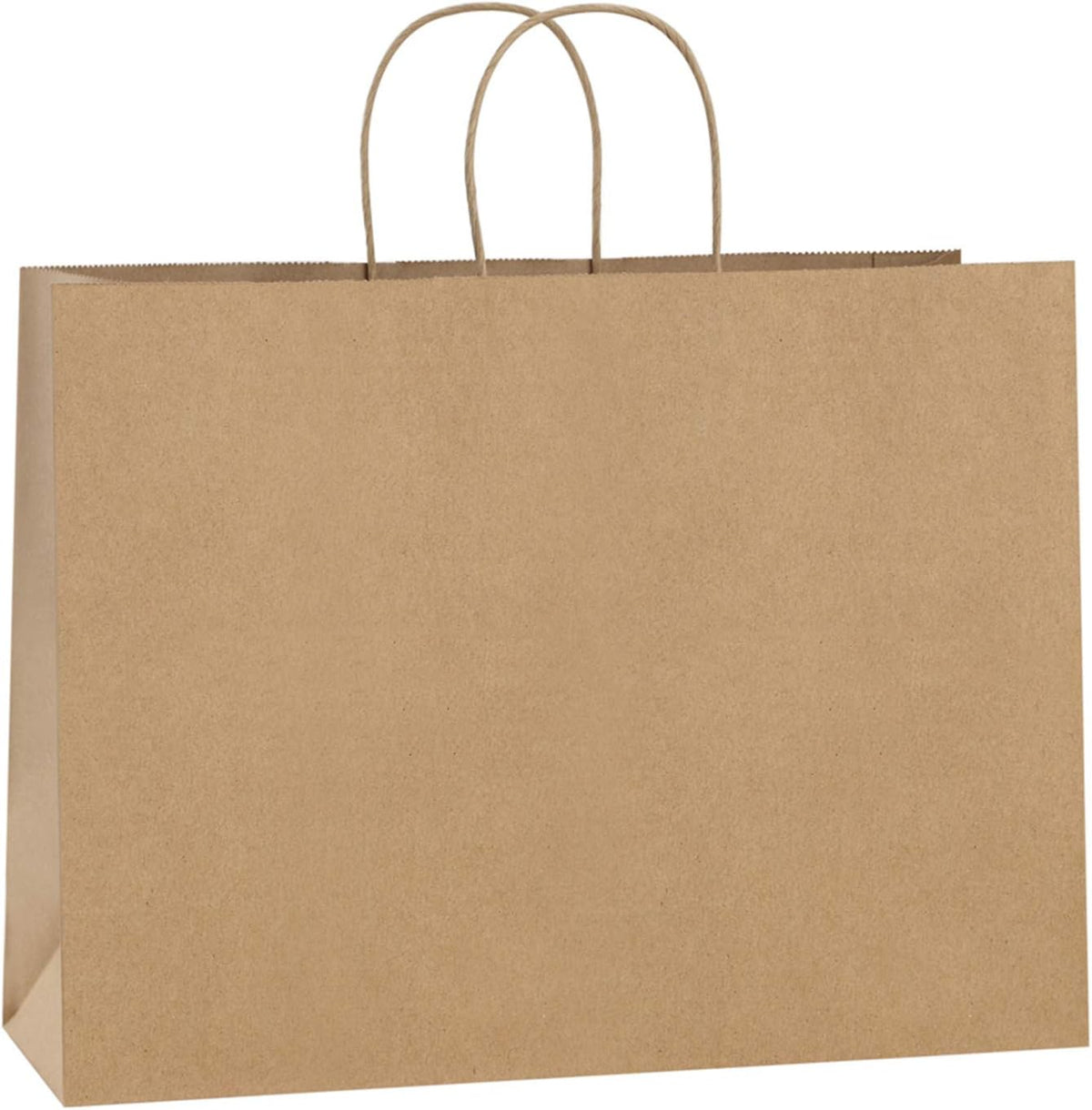 Kraft Brown Paper Bags with Handles 16x6x12 Inch Large 100Pcs Bulk