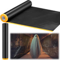 2 Rolls Halloween Black Plastic Sheeting 10 x 65 ft Halloween Tarp