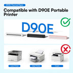 D90E Thermal Printer 8.5 x 11 Inch Folding Thermal Paper, 200 Sheets