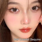 Liquid Glitter Eyeshadow Eyeliner, Korean Makeup Bling Under Eye Shadow, Shimmer Metallic, Lightweight Waterproof