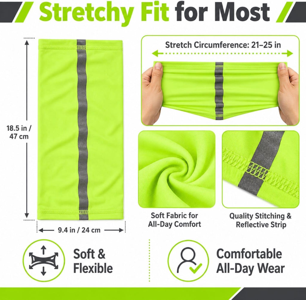 4 Pcs Neck Gaiter Face Mask for Men