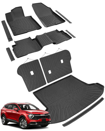 for Kia Sportage Floor Mats & Cargo Liner 2023-2026 (Only for Hybrid)