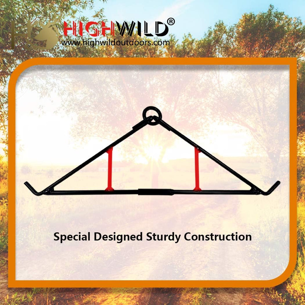 Game Hanging Gambrel & Hoist Kit with Pulleys & Rope - 700 lbs - 3 Pack