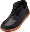 Kids Wide Toe Box Leather Boots Versatile Dress Casual School Shoes for Boys Girls